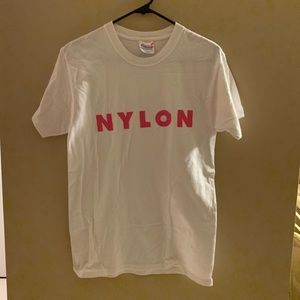 Vintage Nylon Tee Hot Pink Graphic